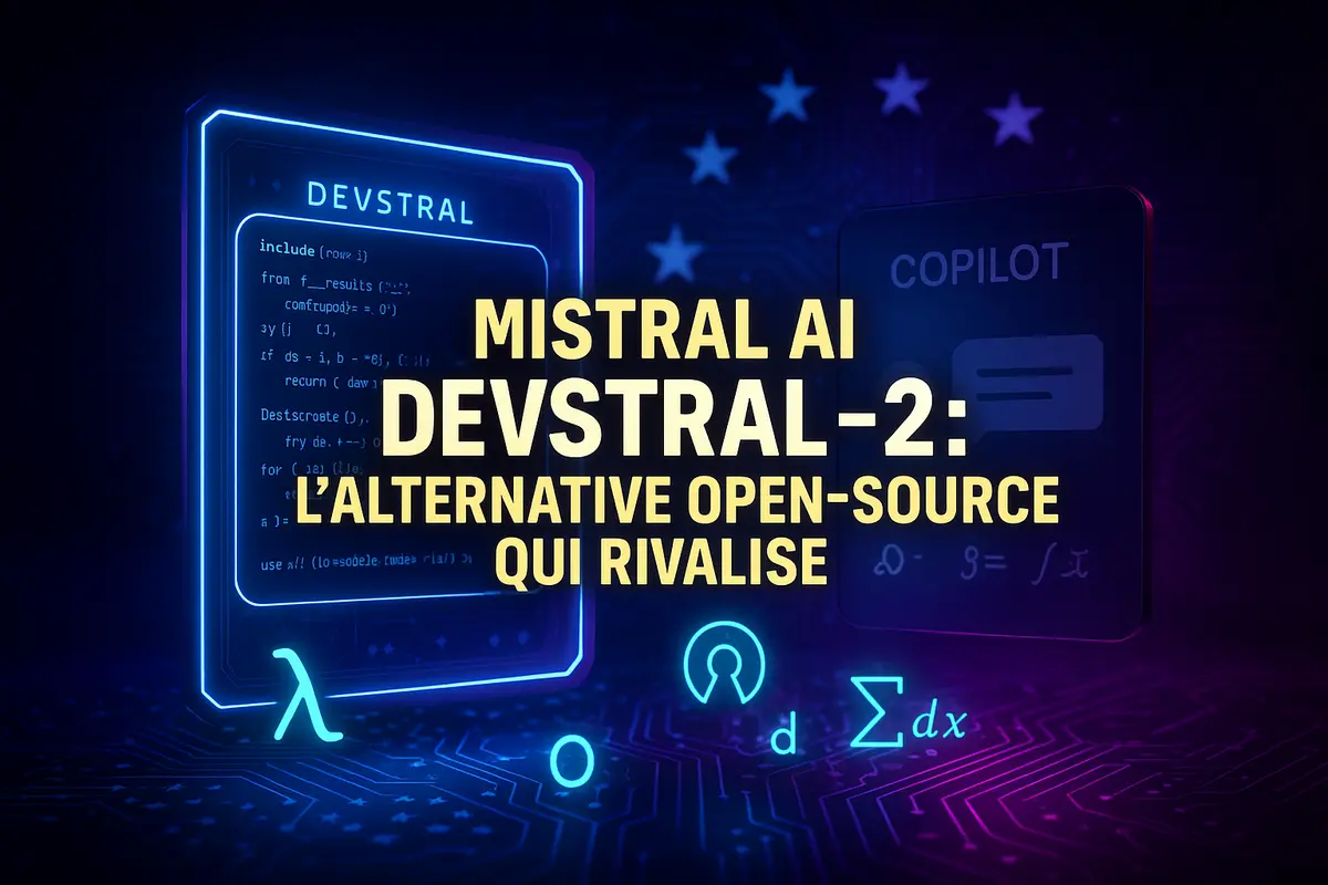 Mistral AI Devstral-2 modèle codage