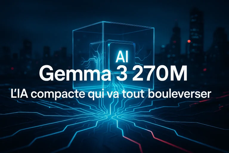Miniature Gemma 3 270M – modèle d’IA compacte innovant