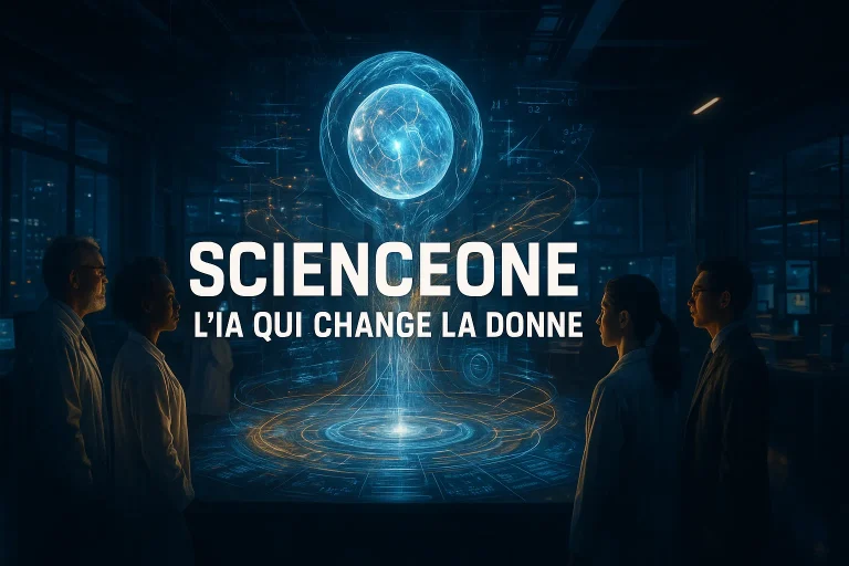 Illustration de ScienceOne, l’IA révolutionnaire lancée par la Chine pour accélérer la recherche scientifique mondiale