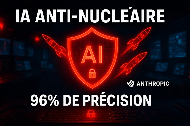 Visualisation du classificateur IA anti-nucléaire d'Anthropic bloquant des requêtes dangereuses avec 96% de précision