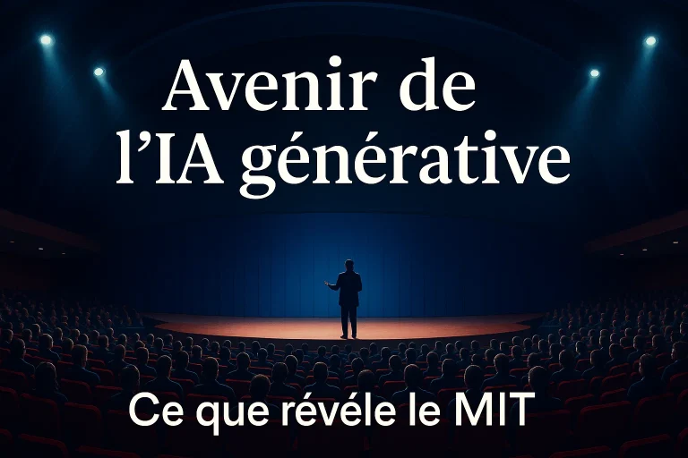 Scène du MIT au Kresge Auditorium lors du symposium sur l’avenir de l’IA générative