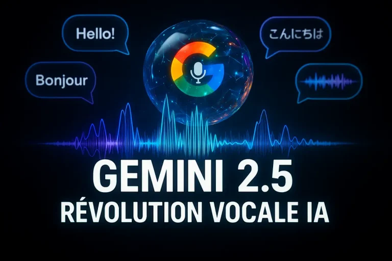 Nouveau Gemini synthèse vocale améliorations