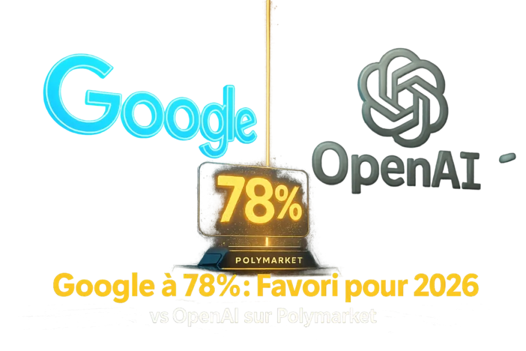 Polymarket prédictions Google vs OpenAI