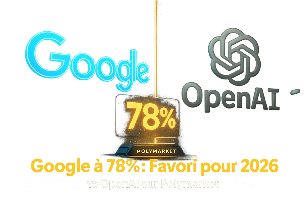 Polymarket prédictions Google vs OpenAI
