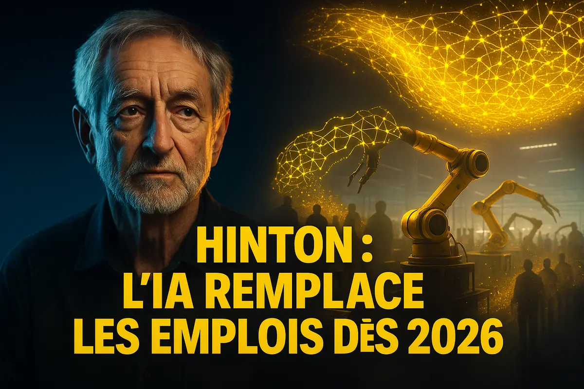 Geoffrey Hinton L'IA remplacera beaucoup d'emplois