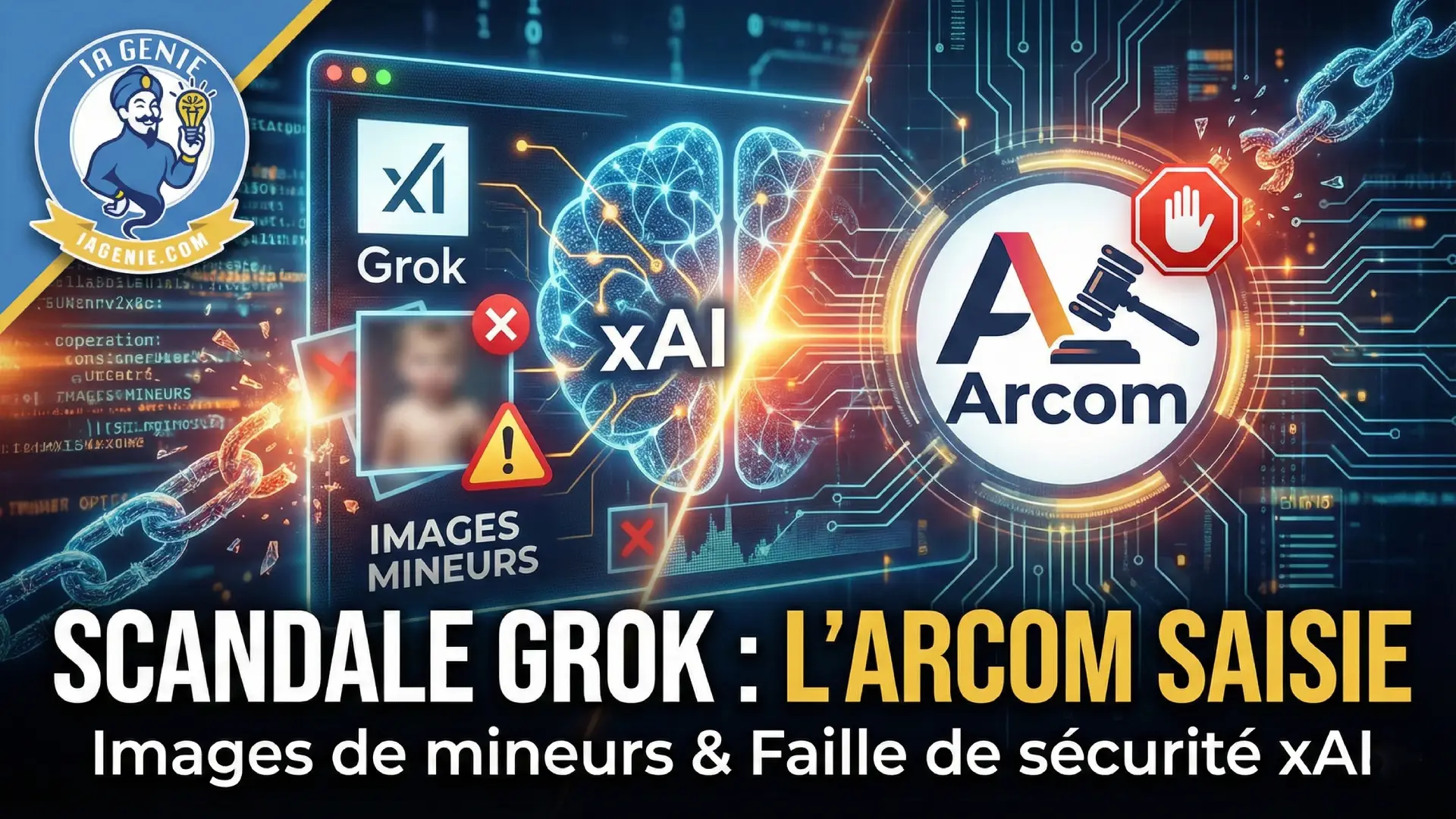 Images de mineurs sur Grok