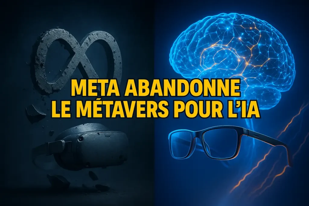 Meta abandonne le métavers pour se concentrer sur l'IA