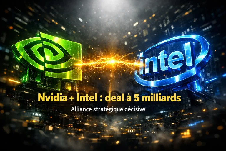 Nvidia investit 5 milliards dans Intel