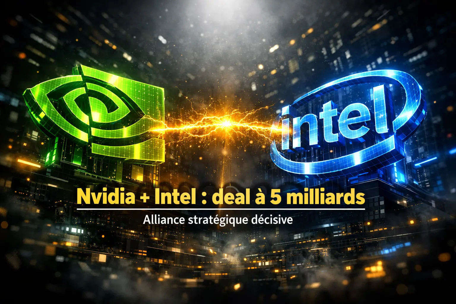 Nvidia investit 5 milliards dans Intel