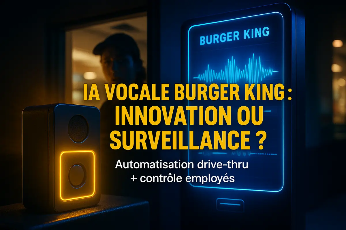 Burger King IA vocale drive-thru : innovation et controverse