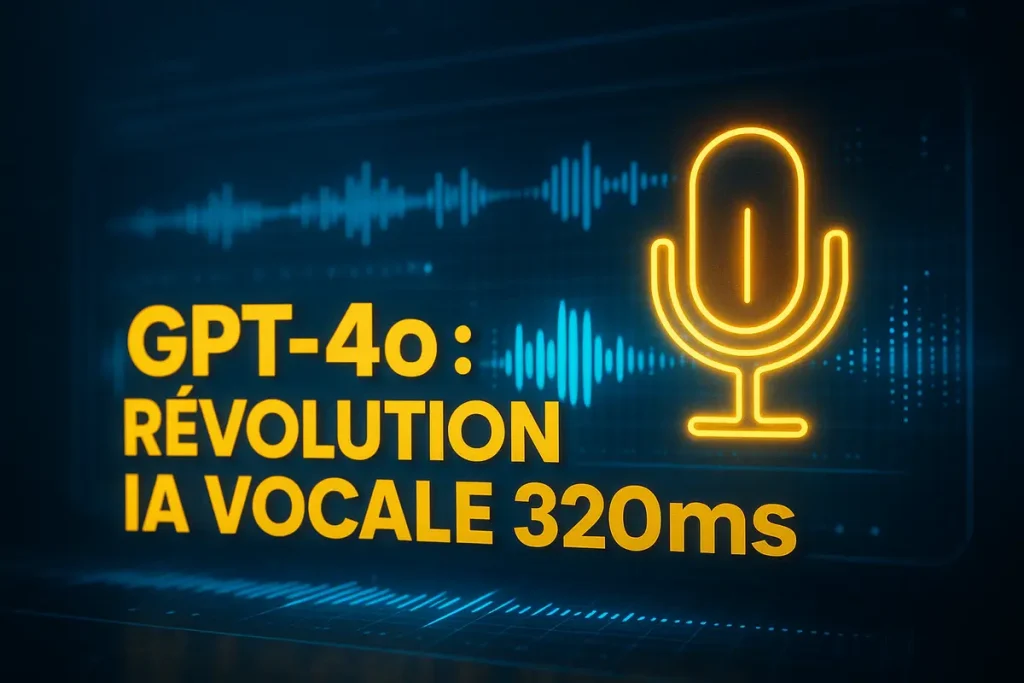 GPT-4o modèle vocal API OpenAI : révolution latence IA