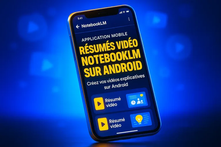 NotebookLM résumés vidéo : Android rattrape le web