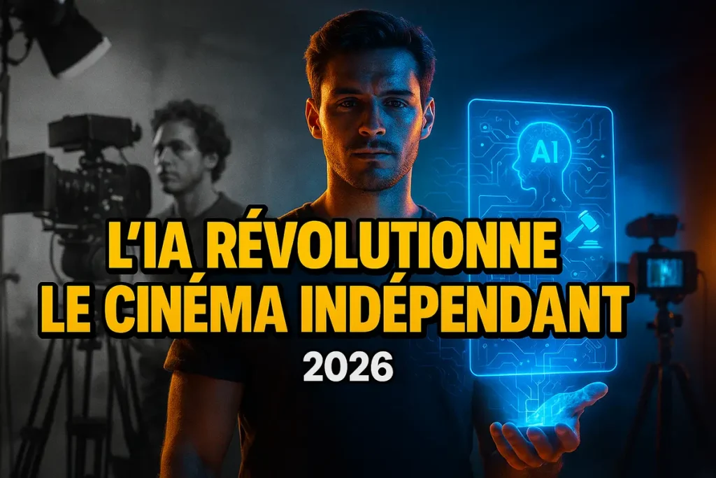 Découvrez comment l'IA réduit de 90% les coûts de production et bouleverse le cinéma indépendant en 2026, mais soulève des défis juridiques.