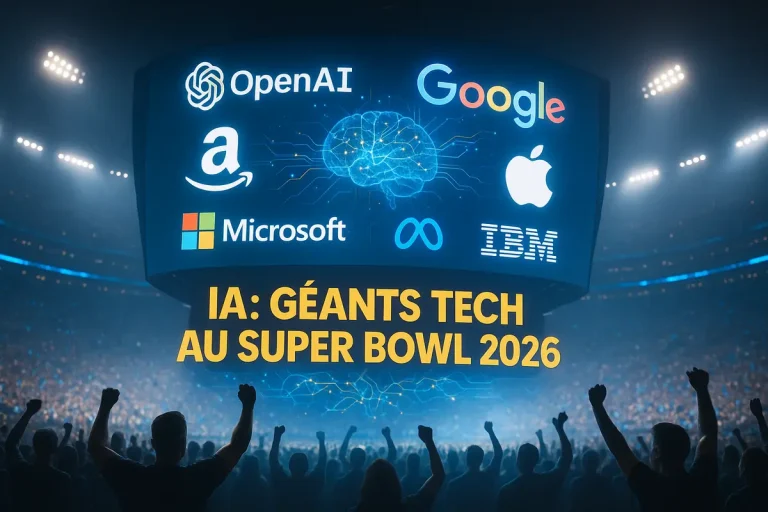 Intelligence artificielle : 8 géants tech s’affrontent au Super Bowl 2026