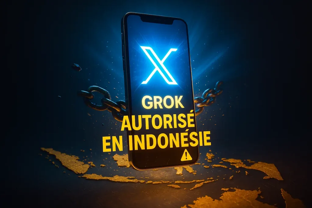 l'Indonésie lève l'interdiction de Grok sous conditions