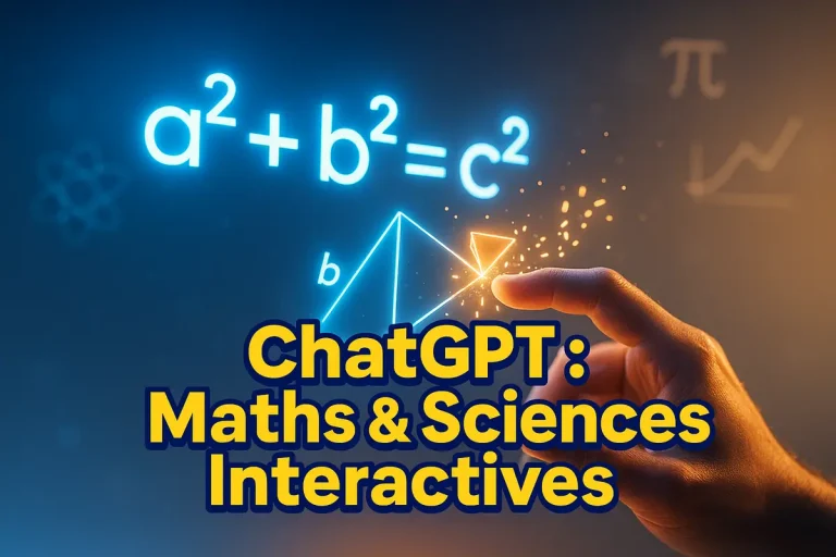 ChatGPT : explications interactives en maths et sciences