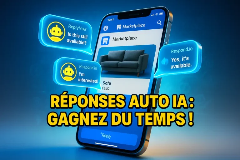 Réponses automatiques IA Facebook Marketplace : outils tiers au secours des vendeurs