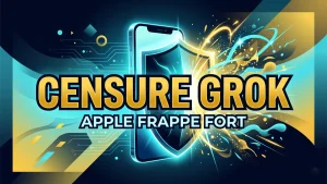 Censure Grok IA Apple