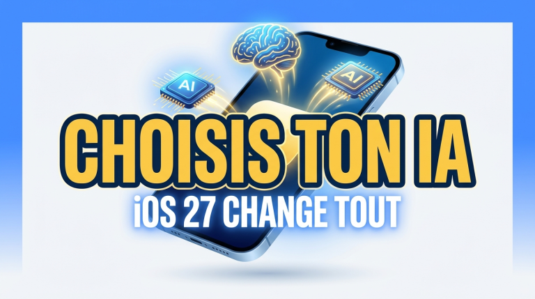 Choisir son IA sur iPhone