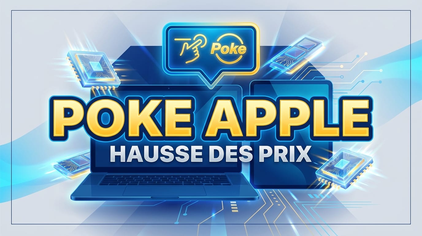 Agent IA Poke Apple Messages alertant sur la hausse des prix Apple Mac iPad due à l'IA.